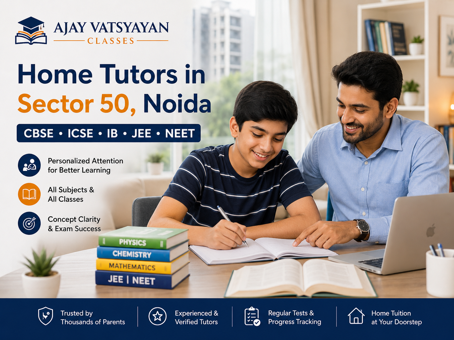 Best Home Tutors in Sector 50 Noida – Personal Tuition for All Classes